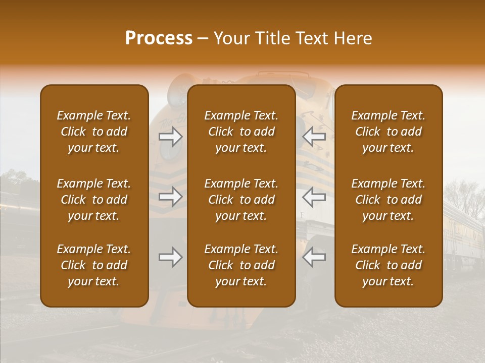 Light Funnel Tracks PowerPoint Template