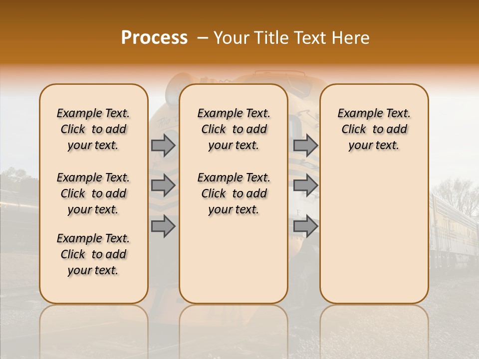 Light Funnel Tracks PowerPoint Template