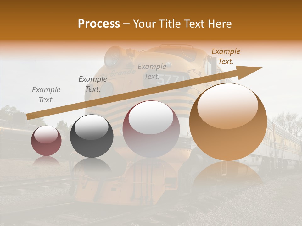 Light Funnel Tracks PowerPoint Template