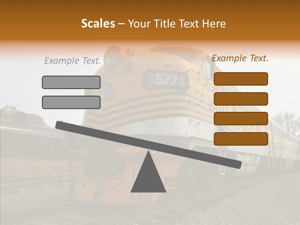 Light Funnel Tracks PowerPoint Template