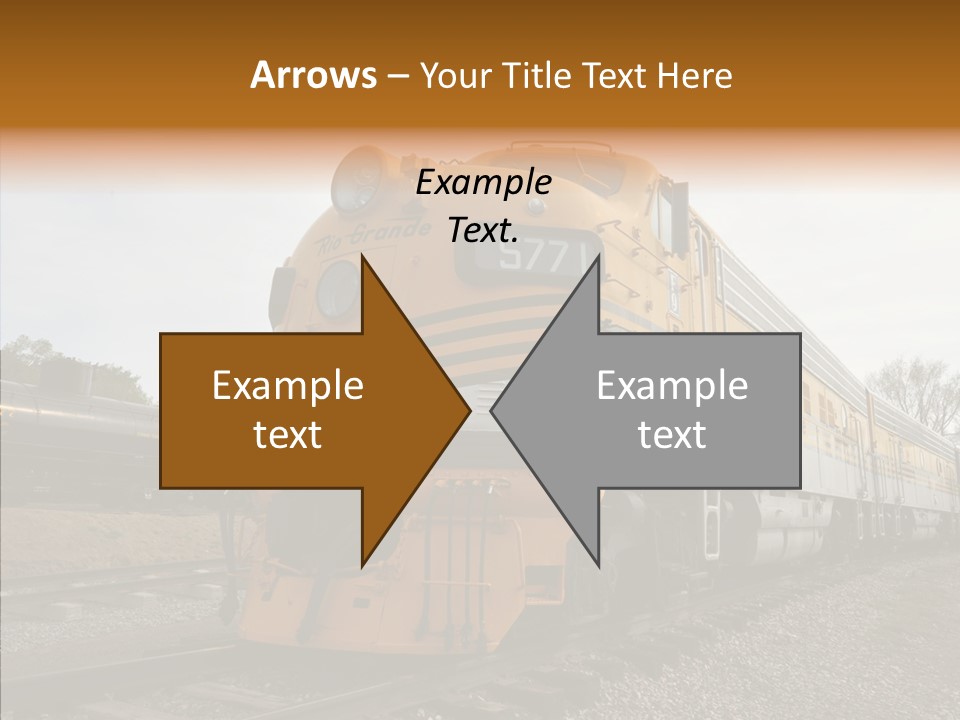 Light Funnel Tracks PowerPoint Template