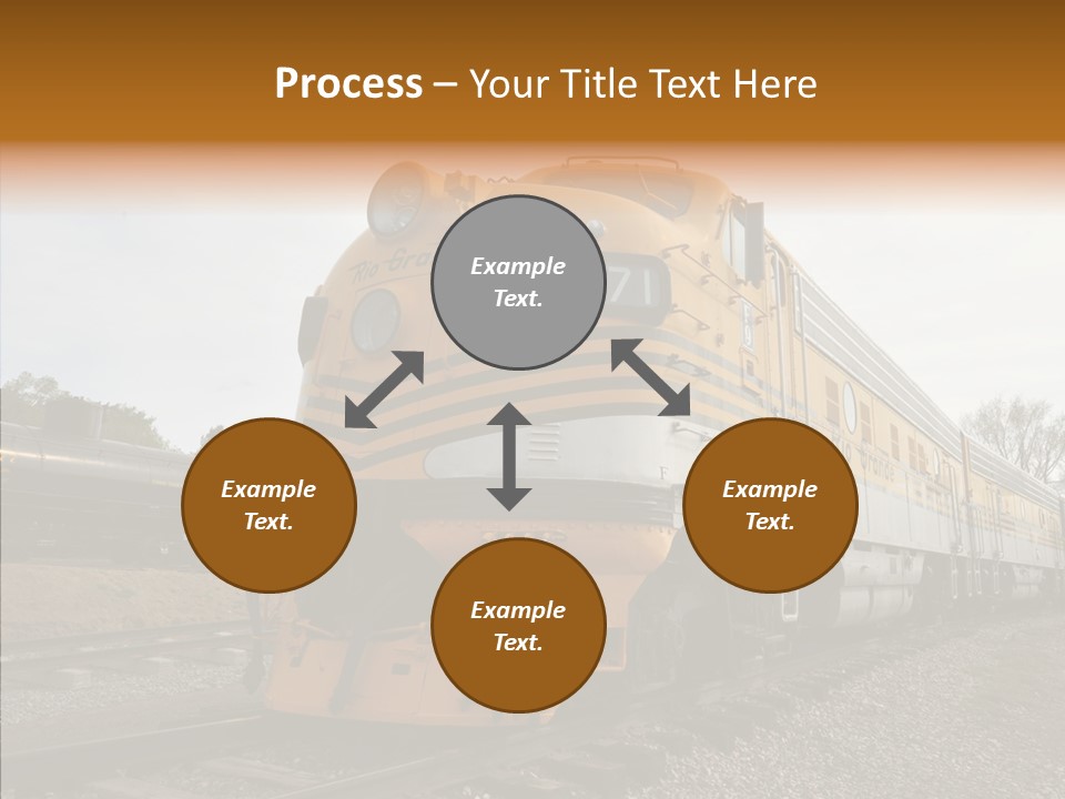 Light Funnel Tracks PowerPoint Template