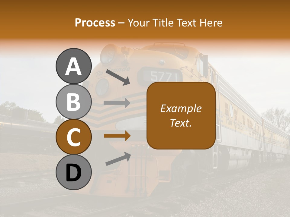 Light Funnel Tracks PowerPoint Template