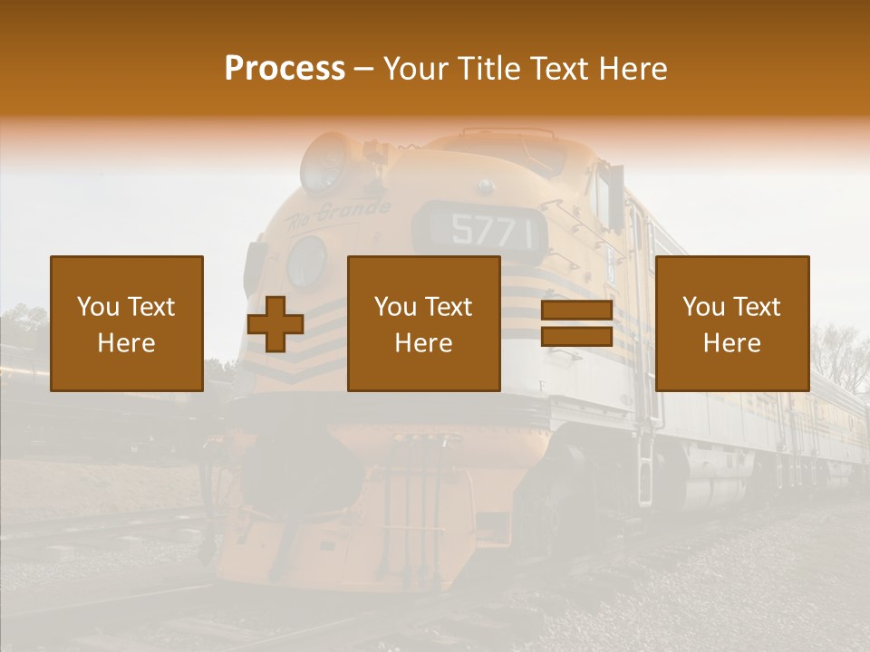 Light Funnel Tracks PowerPoint Template