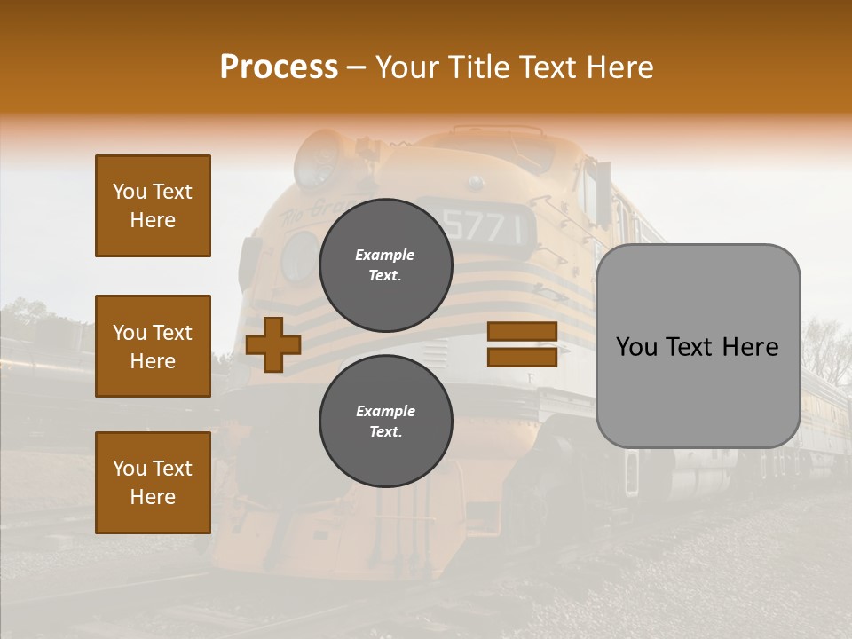 Light Funnel Tracks PowerPoint Template