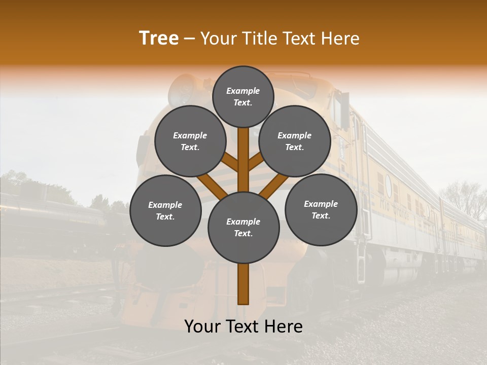 Light Funnel Tracks PowerPoint Template