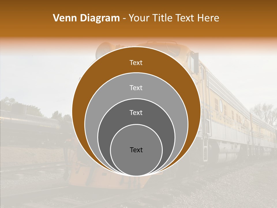 Light Funnel Tracks PowerPoint Template