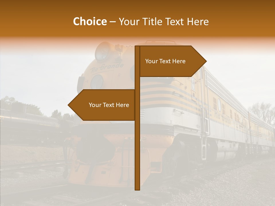 Light Funnel Tracks PowerPoint Template