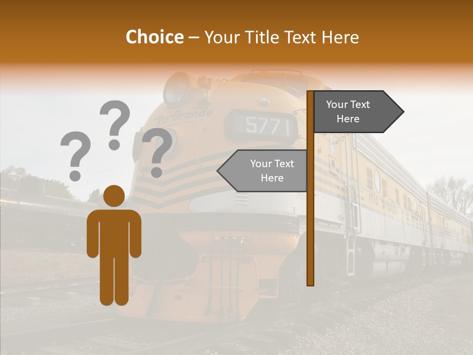 Light Funnel Tracks PowerPoint Template