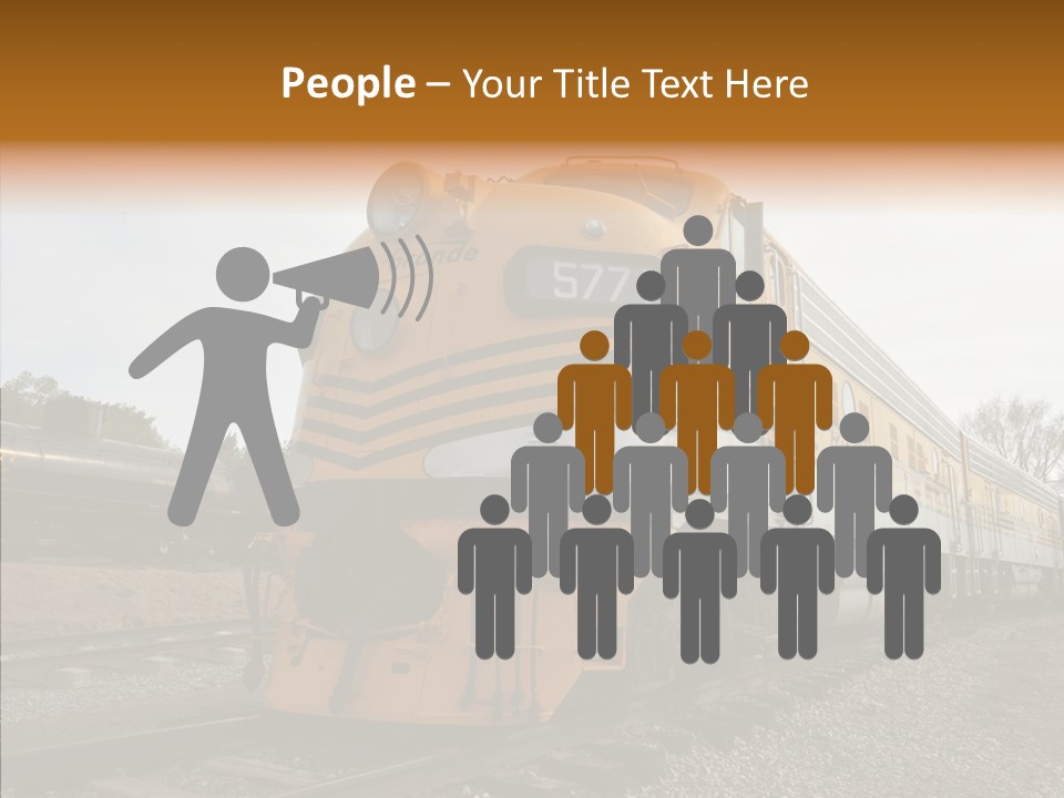 Light Funnel Tracks PowerPoint Template