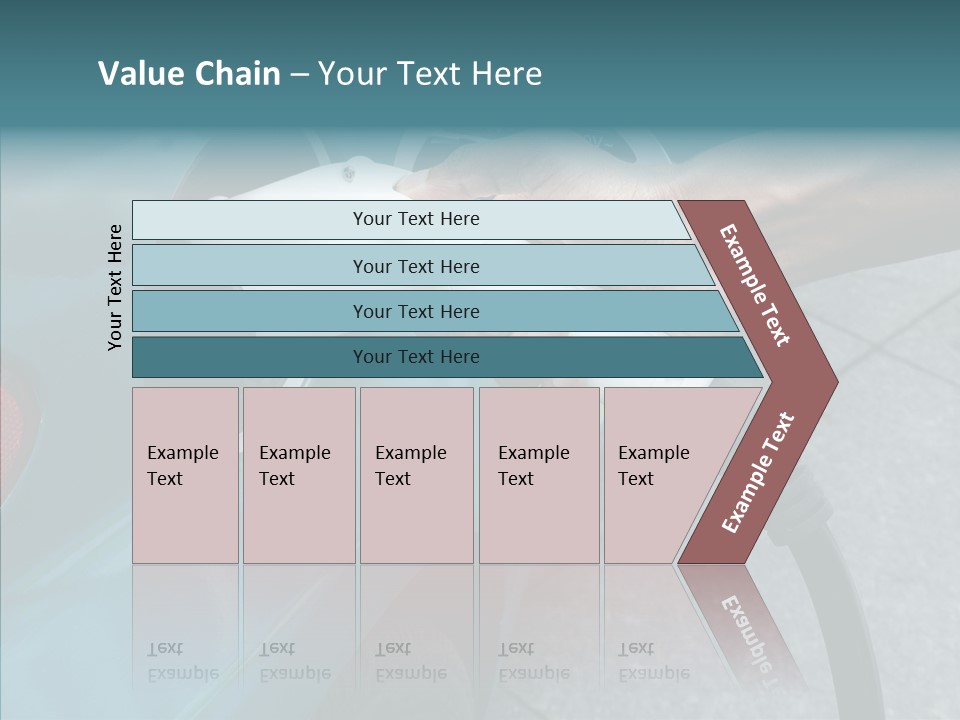 Clean Vehicle Hand PowerPoint Template