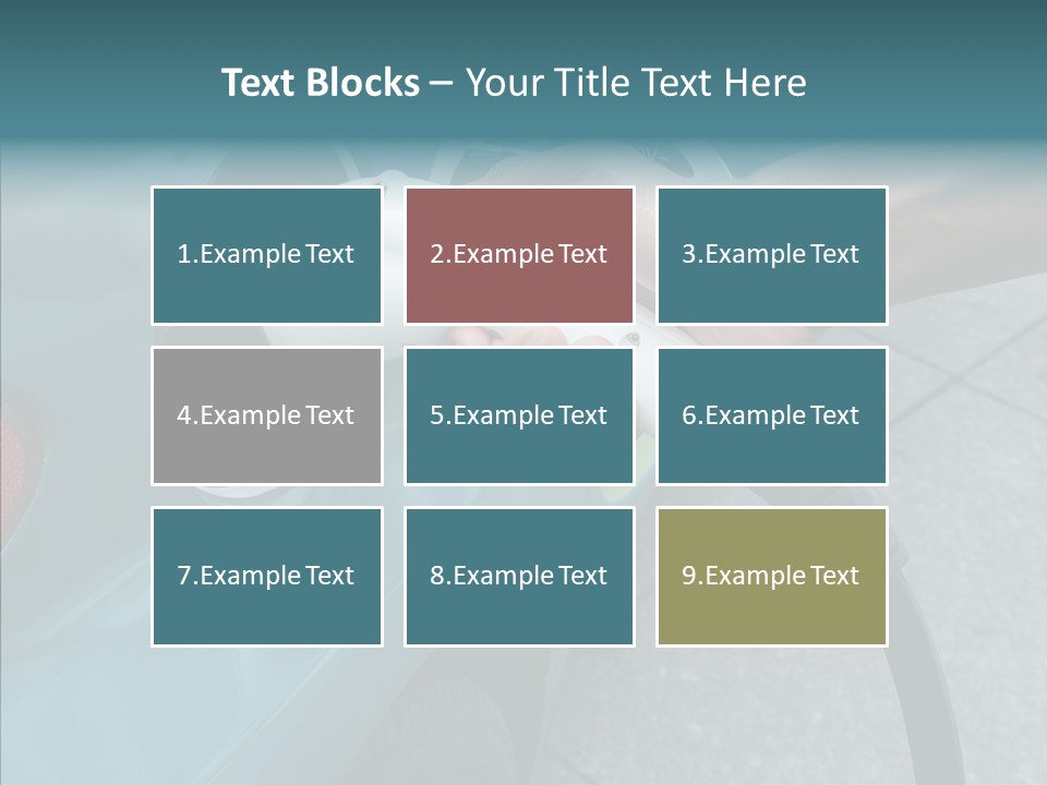 Clean Vehicle Hand PowerPoint Template