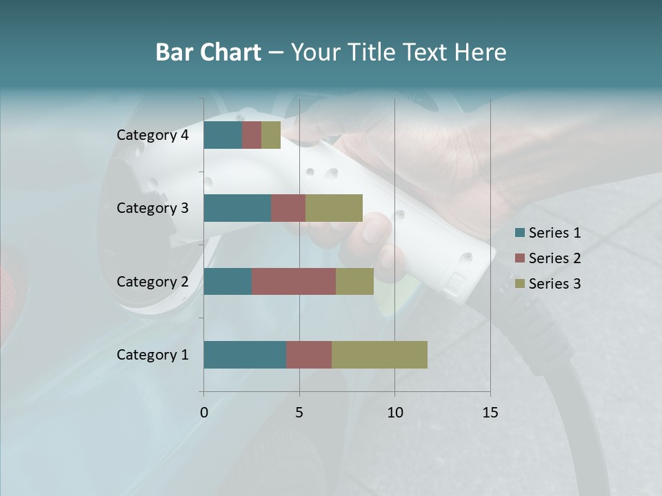 Clean Vehicle Hand PowerPoint Template