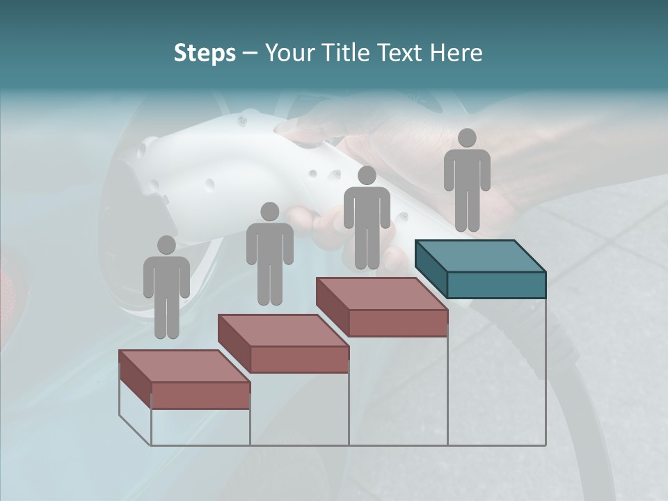 Clean Vehicle Hand PowerPoint Template