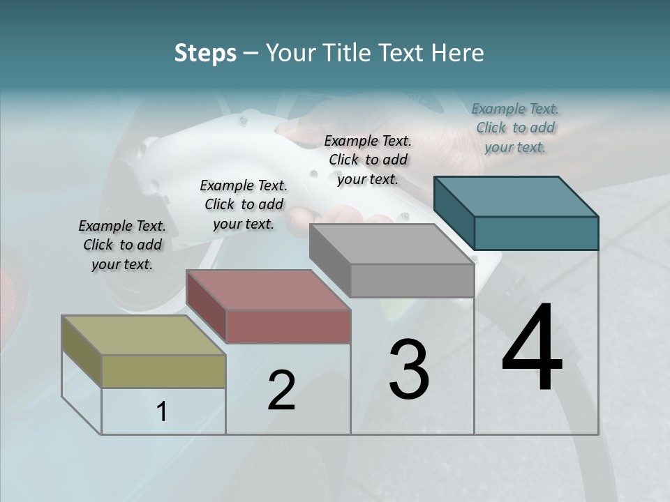 Clean Vehicle Hand PowerPoint Template