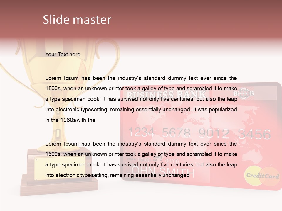 Finance Perfection Achieve PowerPoint Template