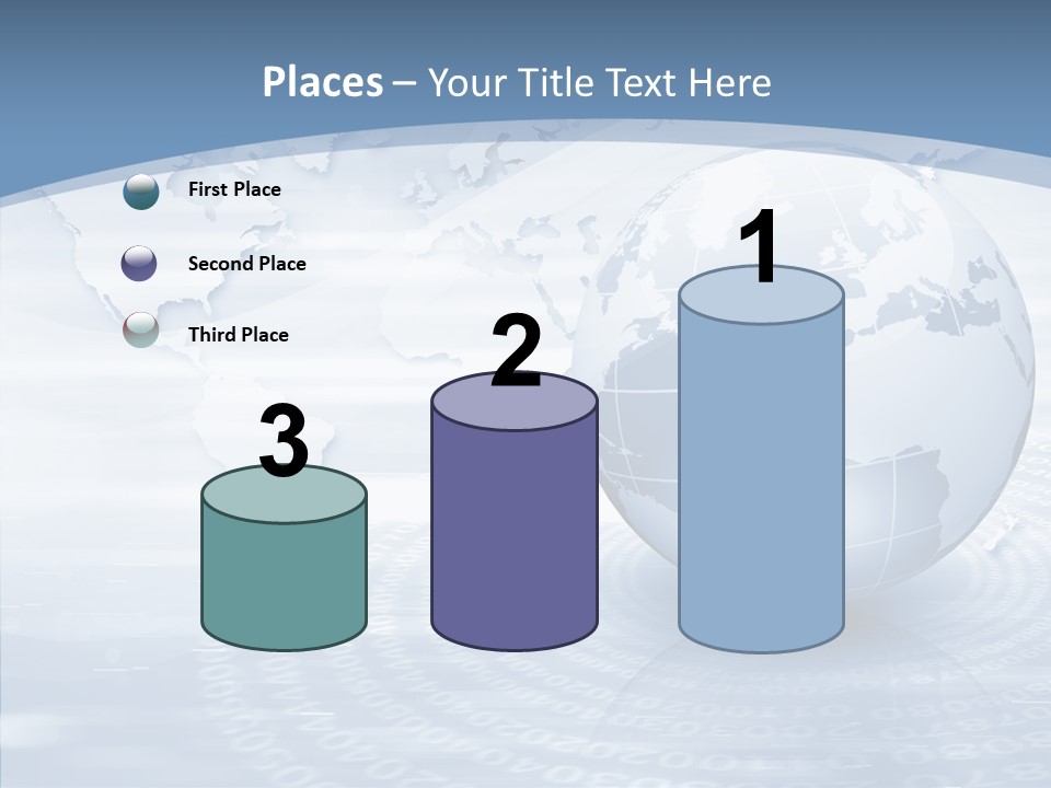 Symbol Global Arrow PowerPoint Template