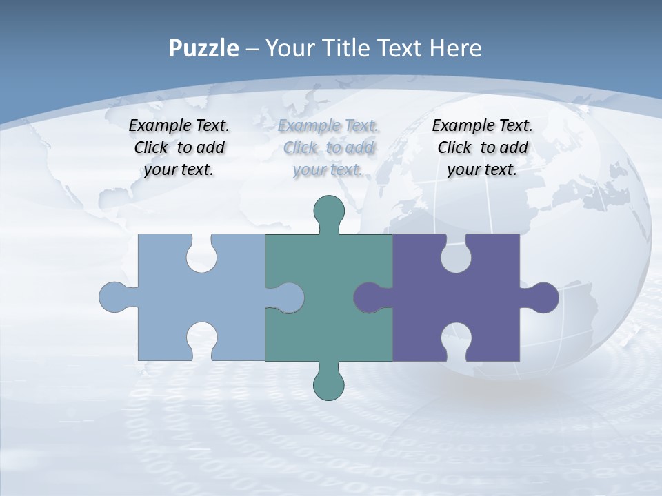 Symbol Global Arrow PowerPoint Template