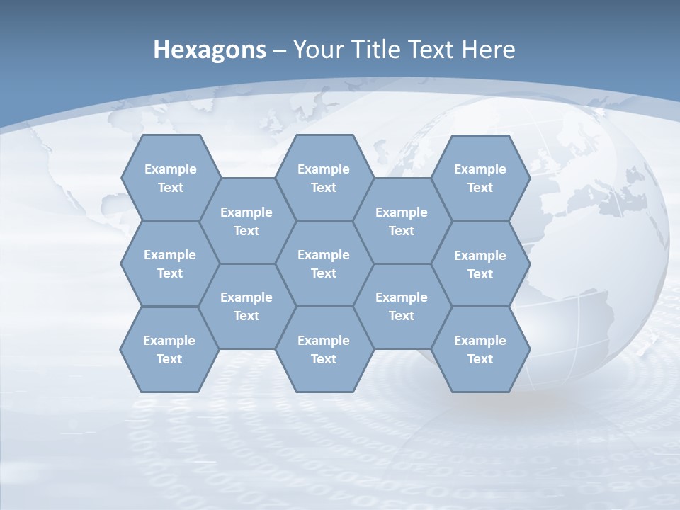 Symbol Global Arrow PowerPoint Template
