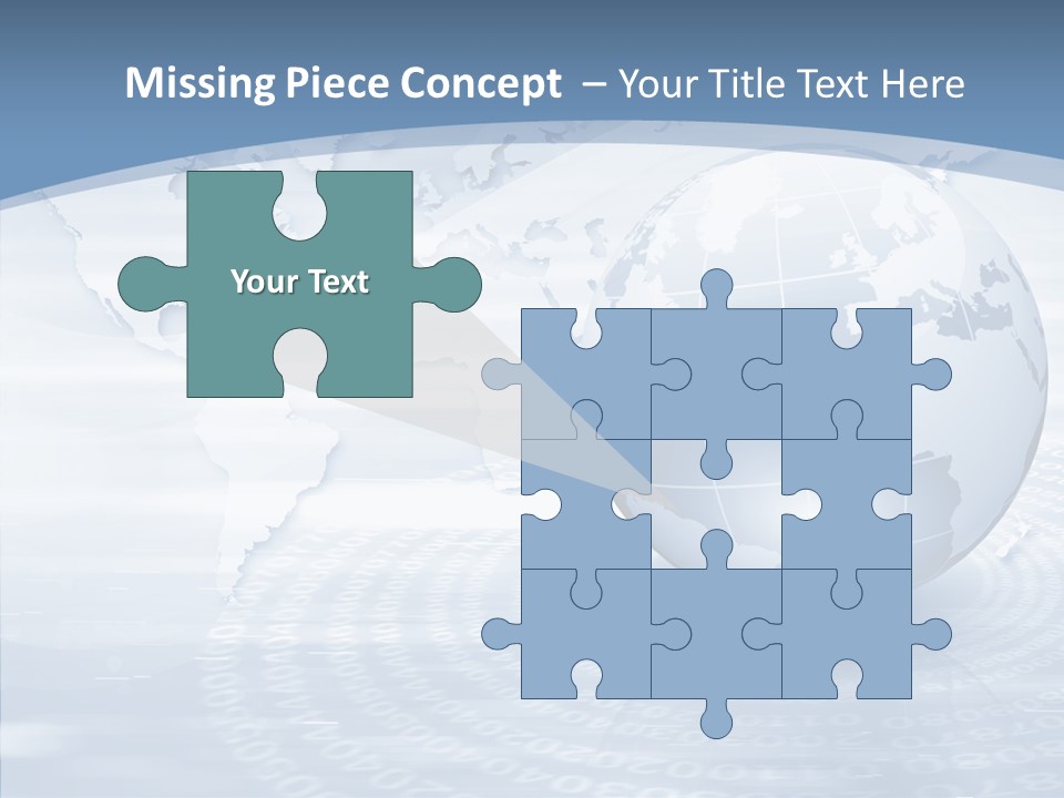 Symbol Global Arrow PowerPoint Template