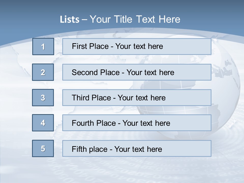 Symbol Global Arrow PowerPoint Template
