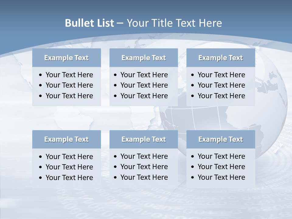 Symbol Global Arrow PowerPoint Template