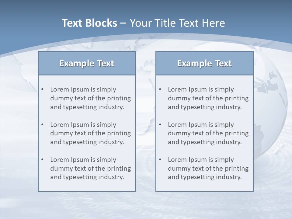 Symbol Global Arrow PowerPoint Template