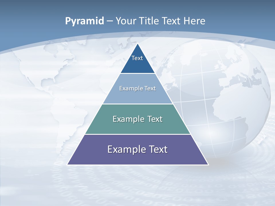 Symbol Global Arrow PowerPoint Template