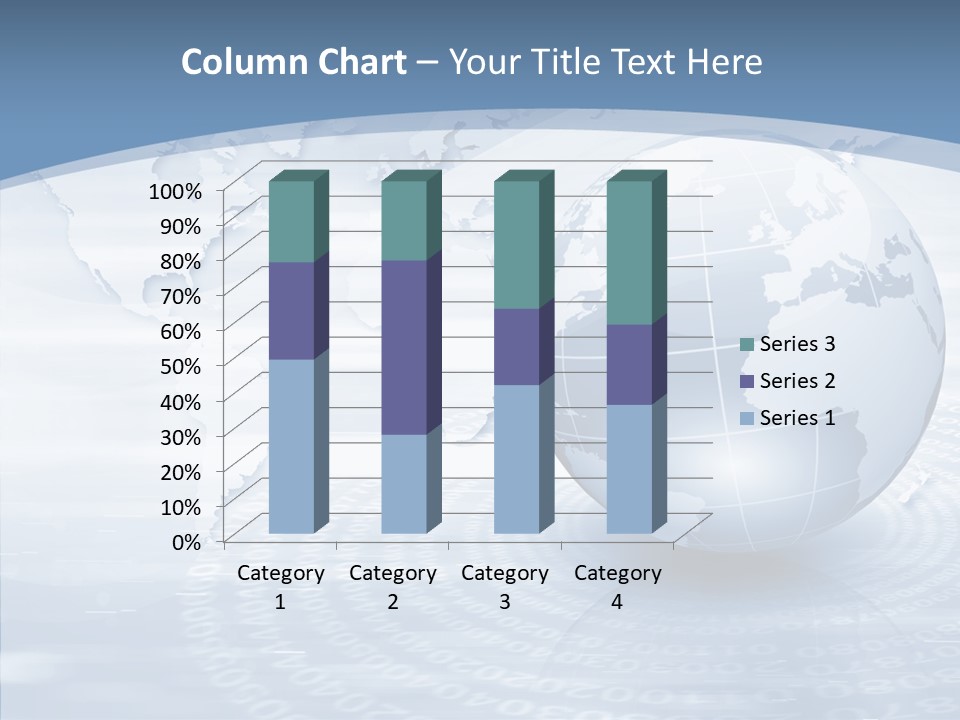 Symbol Global Arrow PowerPoint Template