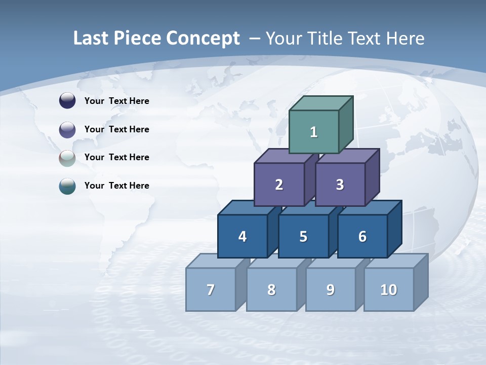 Symbol Global Arrow PowerPoint Template