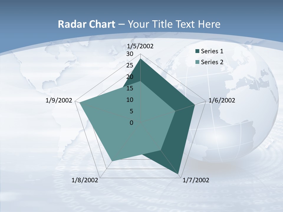 Symbol Global Arrow PowerPoint Template