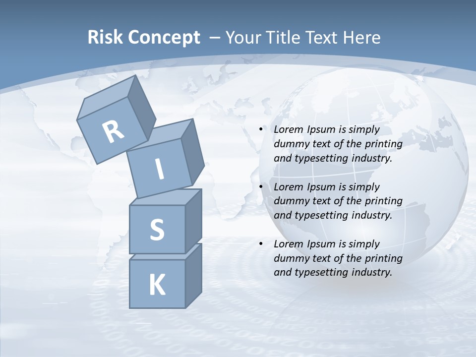 Symbol Global Arrow PowerPoint Template