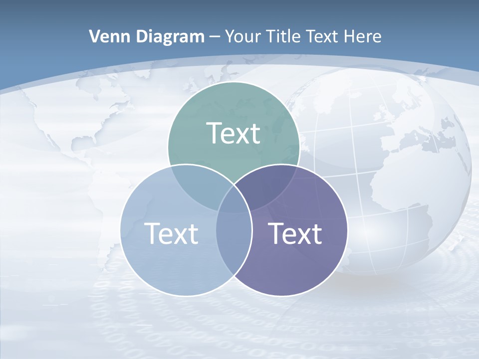 Symbol Global Arrow PowerPoint Template