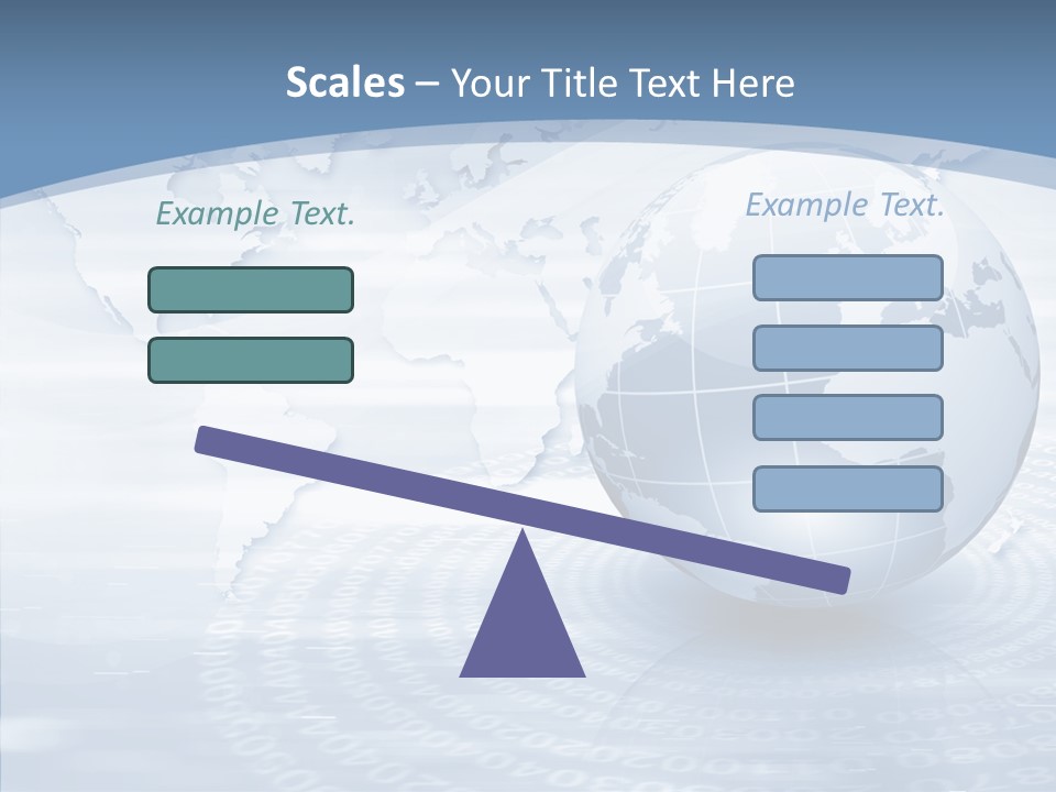 Symbol Global Arrow PowerPoint Template