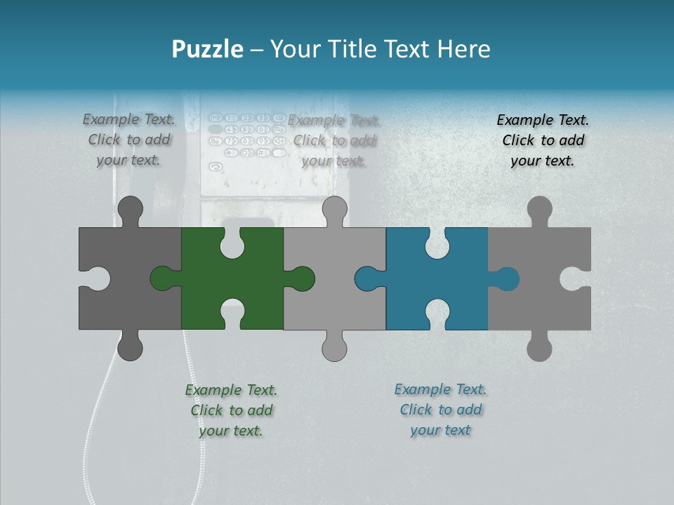Grunge Used Broken PowerPoint Template