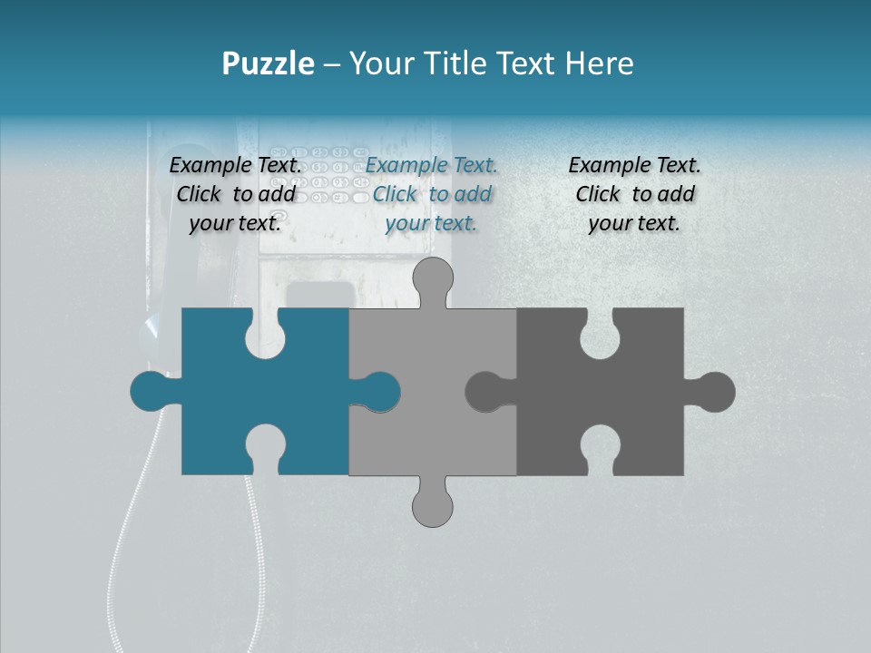 Grunge Used Broken PowerPoint Template