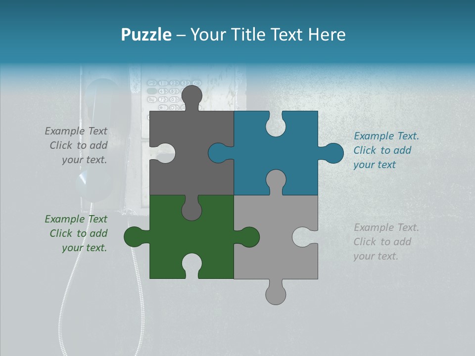 Grunge Used Broken PowerPoint Template