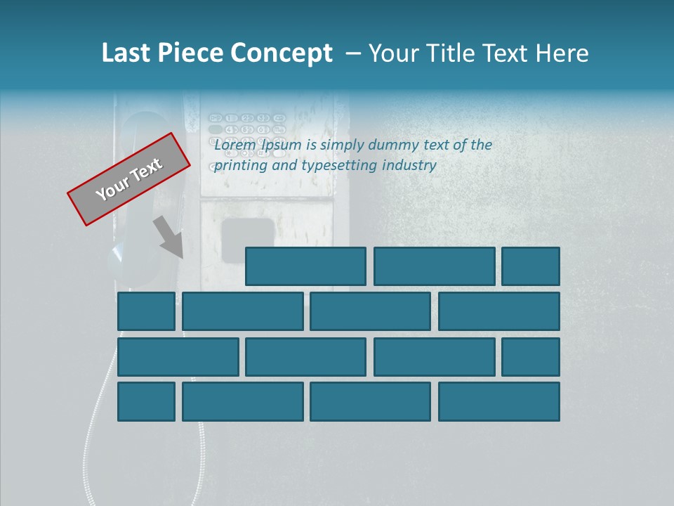 Grunge Used Broken PowerPoint Template