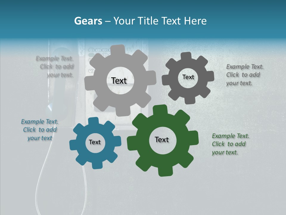 Grunge Used Broken PowerPoint Template