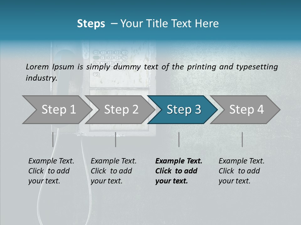 Grunge Used Broken PowerPoint Template