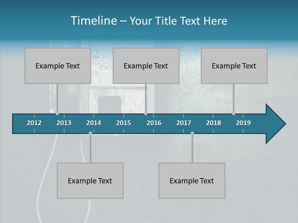 Grunge Used Broken PowerPoint Template