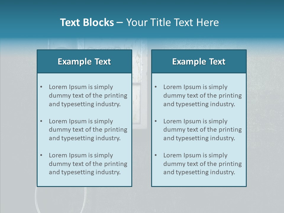 Grunge Used Broken PowerPoint Template