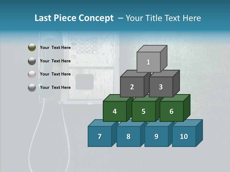 Grunge Used Broken PowerPoint Template