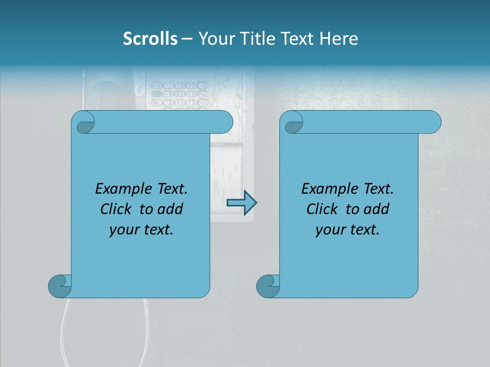 Grunge Used Broken PowerPoint Template