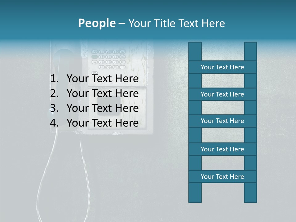 Grunge Used Broken PowerPoint Template