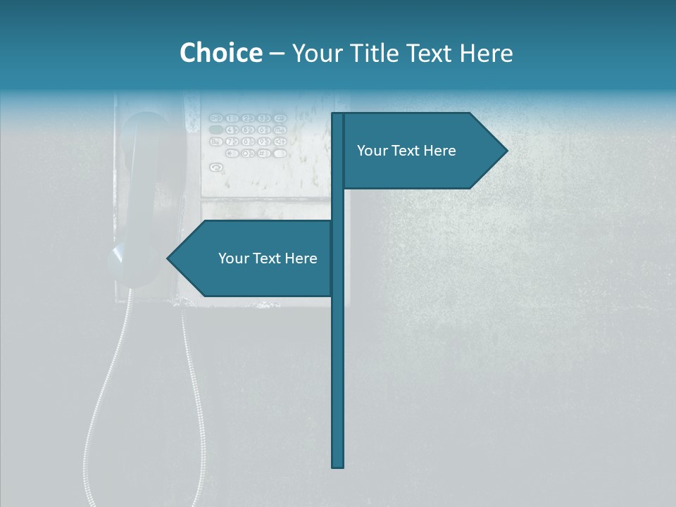 Grunge Used Broken PowerPoint Template