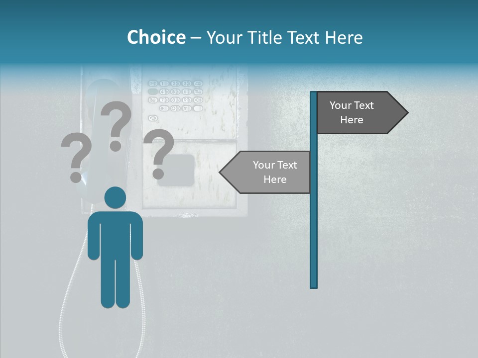 Grunge Used Broken PowerPoint Template