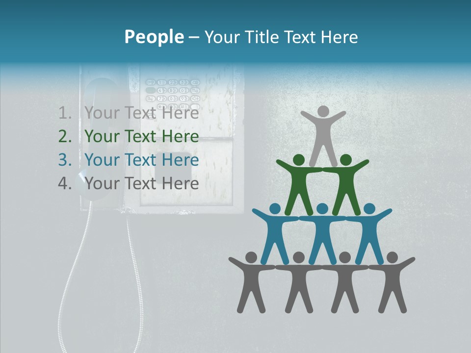 Grunge Used Broken PowerPoint Template