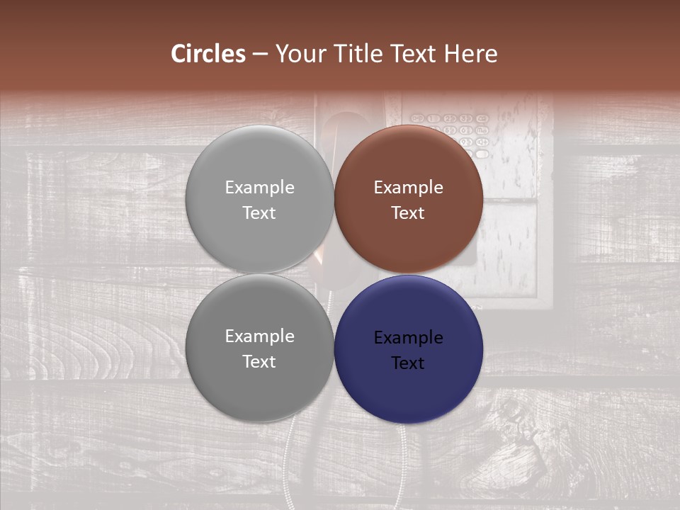 Dirty Receiver Phone PowerPoint Template