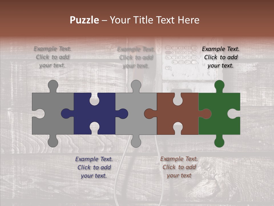 Dirty Receiver Phone PowerPoint Template